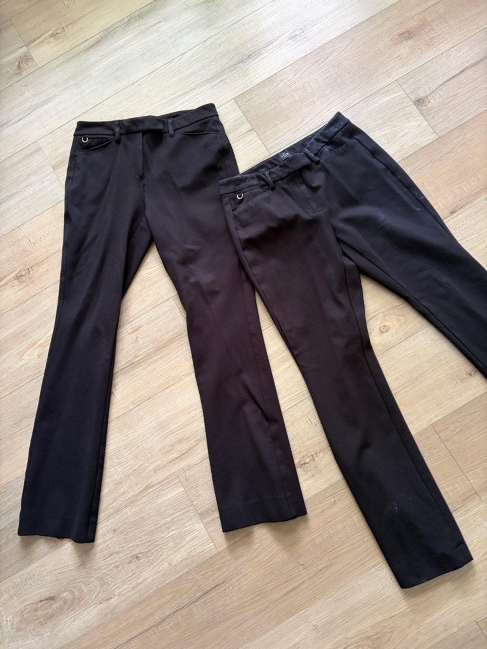 White House Black Market Women's Black Dress Pants - Straight Leg